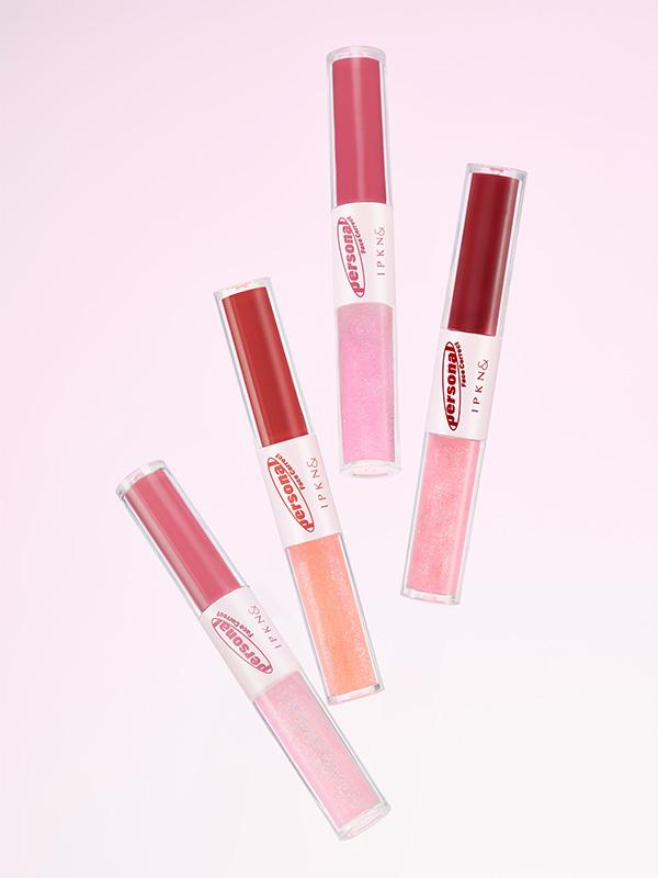 IPKN Personal Tone Tinted Gloss Duo - Fizz Coral