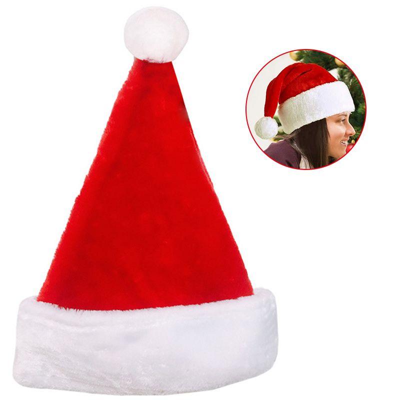 Classic Red And White Unisex Christmas Hat For Adults And Kids Holiday Party
