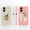 Cute Panda Case For Realme C67 Phone Housing For OPPO Realme C 67 4G 5G Back Cover Soft Smooth Liquid Silicone Camera Protector