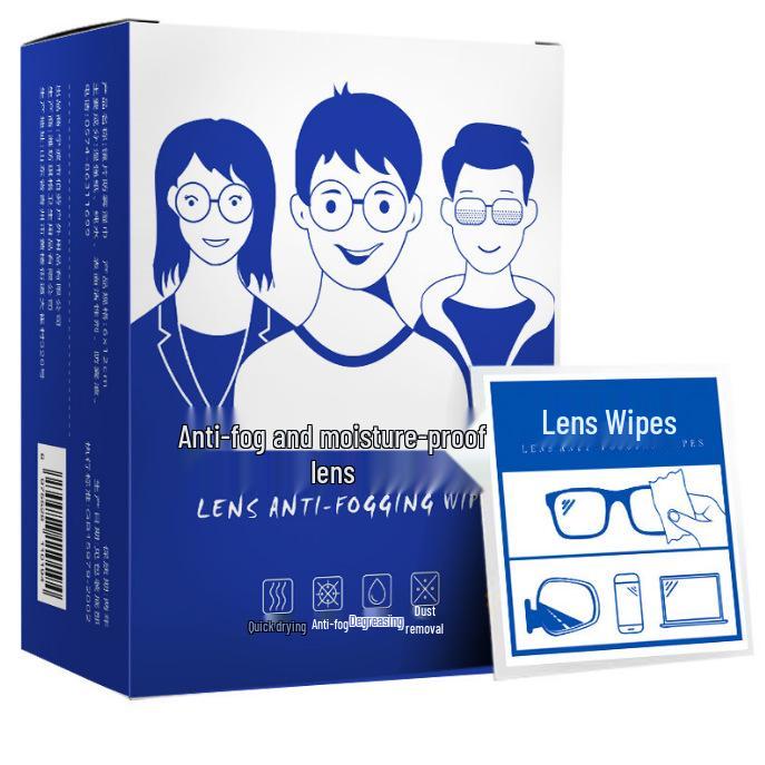 

Одноразові серветки для чищення окулярів проти запотівання для лінз