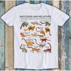 Waschbären Verwandte Waschbär Bestseller Lustiges T-Shirt M1477