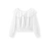 Semir Women's Embroidered Off-Shoulder Ruffle Blouse