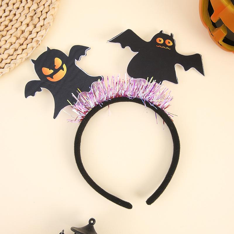 Halloween Funny Props - Headbands, Pumpkins, Ghostly Costumes, Halloween Decorations, Haunted House Party Headwear, Hair Bands