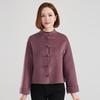 Women's 100% Wool Double-Faced Short Coat