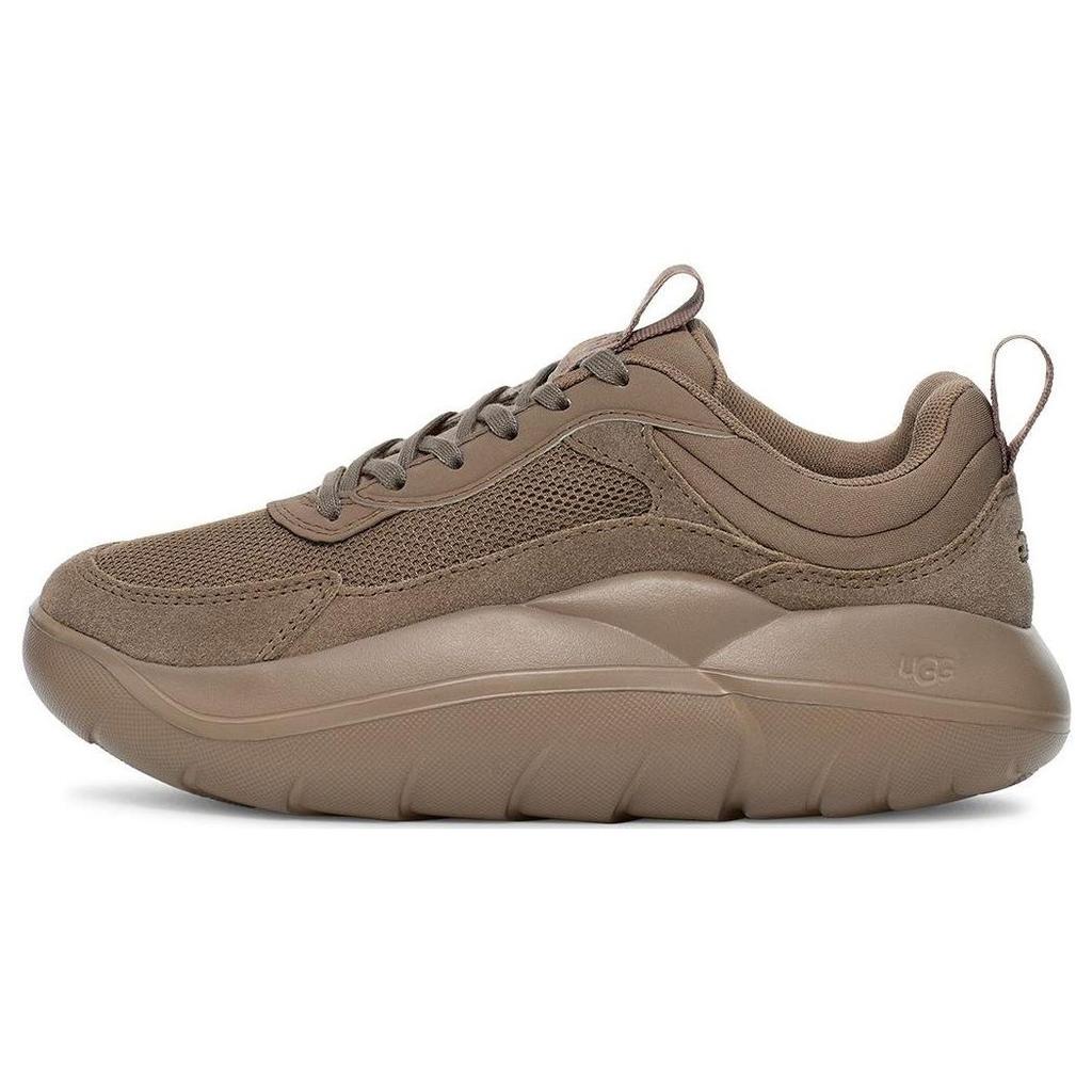 UGG La Série Cloud Tissu Confortable Mode Chaussures Décontractées de Sport Basses Baskets Femmes Gris Fumé 1136818-SKP
