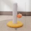 Cute Minimalist Cat Climbing Tower Single Pole Design Soft Plush Surface Safe Material Ideal for Kittens and Small Breed Cats
