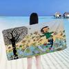 Gaston Lagaffe Beach Towel For Kids Bath Pool Vacation Gift Picnic Party Gift