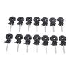 50 Pcs Electric Fence Insulator Screw In Fence Ring M5 Thread Wood Post Self Tapping Insulator for Animal Husbandry