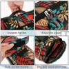 Portable 72cm Yoga Mat Bag with Adjustable Shoulder Strap and Storage Pocket Women Sports Gym Mat Bag Print Backpack Carrier Bag