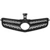 Mercedes C-Class W204 2019-2023 Grille Between Headlights PIANO BLACK & CHROME