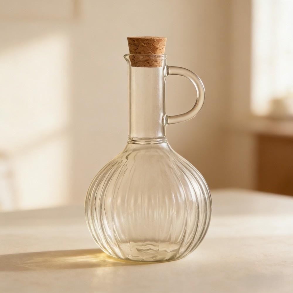 Transparente Flasche Flüssigwürzeflasche Holzständer Gewürzspender Haushaltsgebrauch
