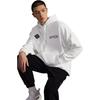 Li-Ning Printed Letter Fleece Hoodie Unisex Tops Off-White AWDTB77-2