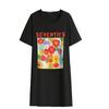 Mid-length T-shirt Women's Loose Dresses Plus Size Shirt Short Sleeve T-Shirt Dress