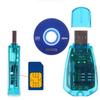 Blue GSM/CDMA+CD Professional Edit TRIXES Driver USB Portable Writer Card Reader Copy SIM Cellphone