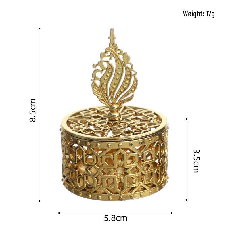 European Engraved Round Wedding Candy Box - Creative Food Packaging