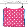 Bird Bed Foldable Portable Comfortable Flannel Triangular  ing Bird Hammock with Hooks for Parrots Hamsters