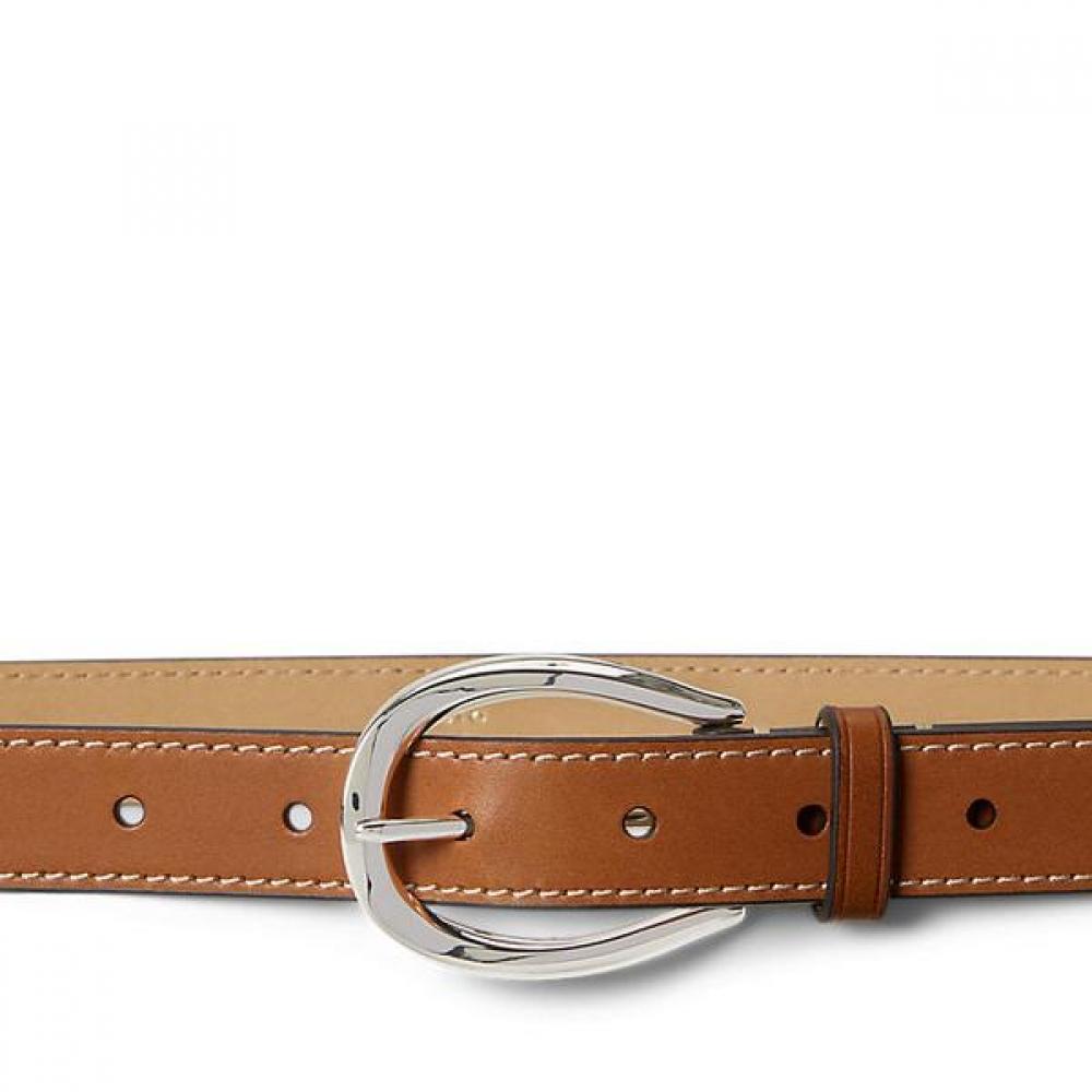 Polo Ralph Lauren Women S Stirrup Buckle Leather Belt Wapoblt09m20146200