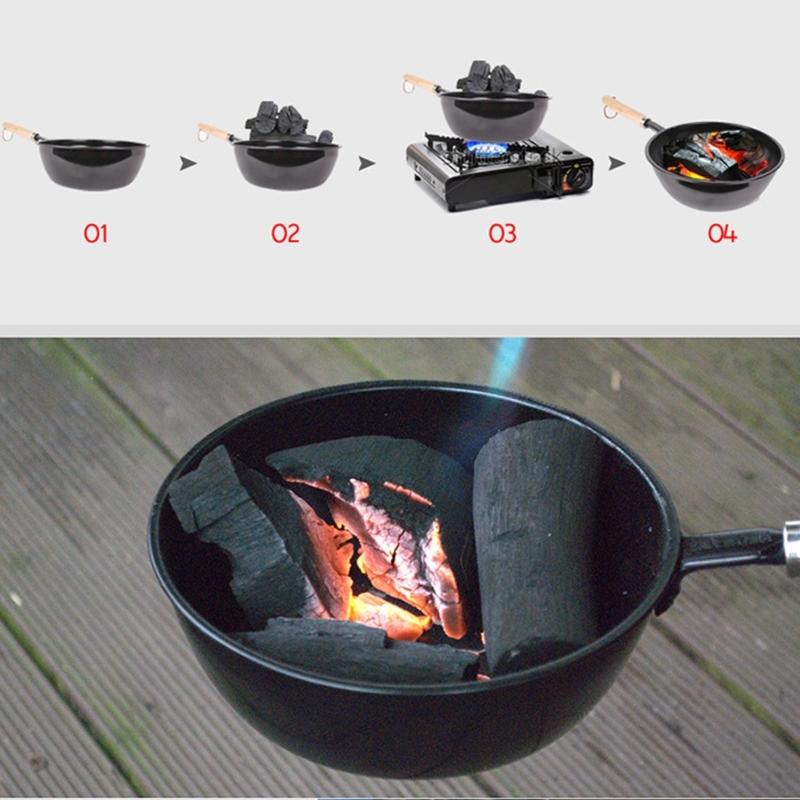 Charcoal Fire Bowl Designs for Quick Multifunctional Camping Setups Easy Transport On Hiking Expeditions Protections