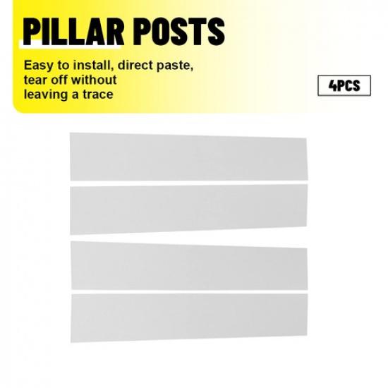 

Chrome Door Post Pillar Miror Molding Cover Trim Panel For 2015- Ford F-150