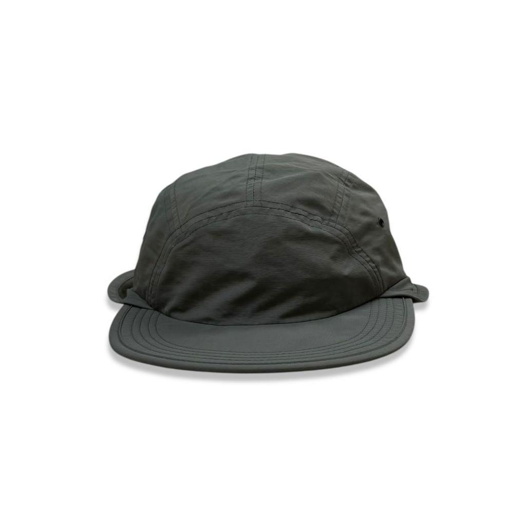 [USED] geek Nylon Sun Cap Khaki Long Bill Hat