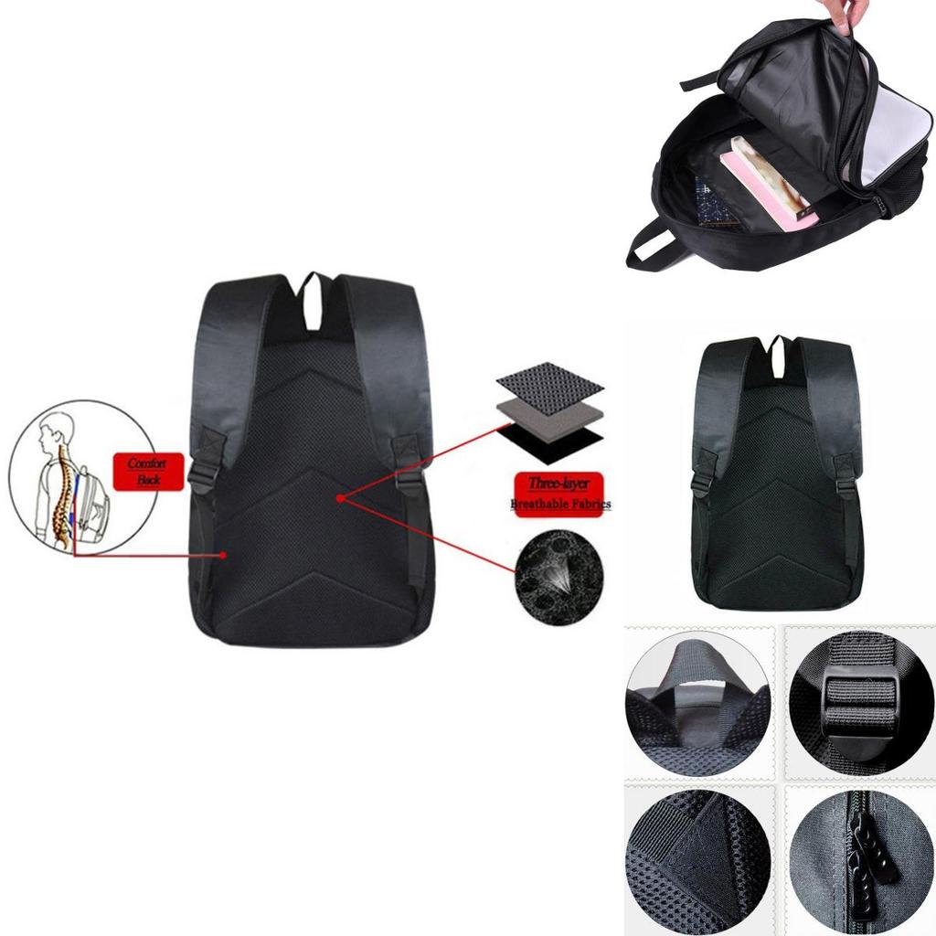 Durable Dab Panda School Backpack For Students Featuring Smooth Zipper And Easy-to-clean Material