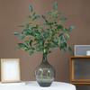 Simulated Green Plants Ficus Cordata Branch Artificial Greenery Low Maintenance Realistic Silk Leaves Home Garden Event Decor
