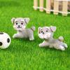 Cute Schnauzer Micro-landscape Potted Plant Ornaments and Puppy Decorative Accessories