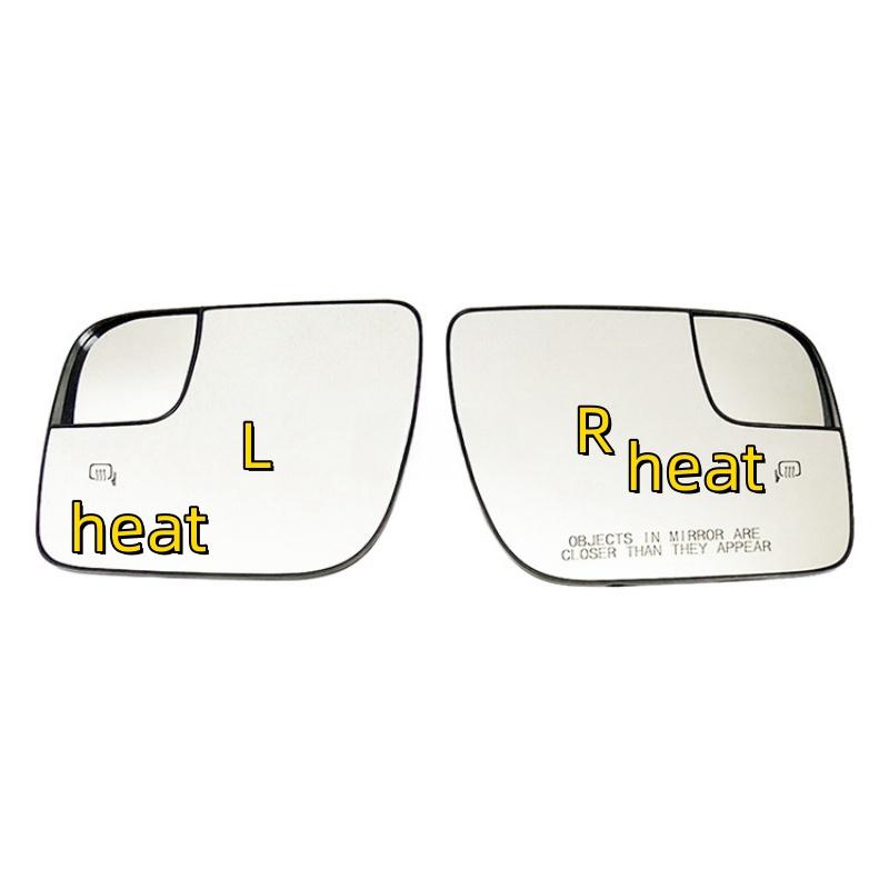 Car Heat Mirror for Ford Explorer US Model 2011- Rearview Mirror Heating Blind Spot Auxiliary Lens Reflector Glass