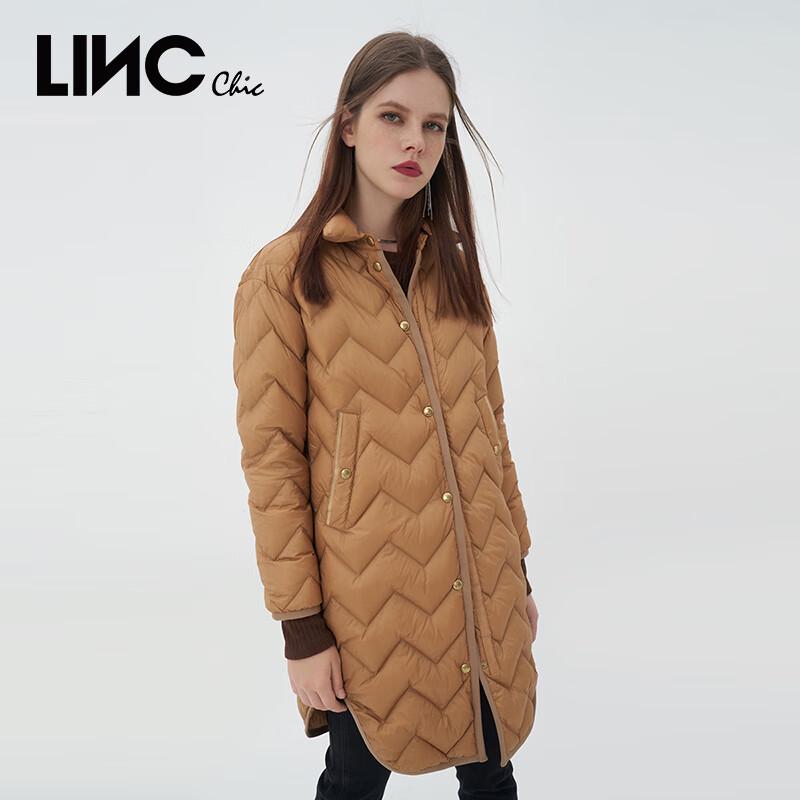 

Jinyujie Women s Lightweight Mid-Length Lapel Down Jacket S