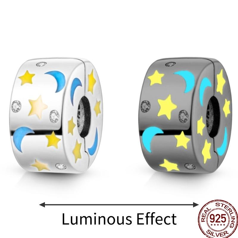 Genuine Copper Clasp Closure Cz Pave Clip Charms Daisy Bead Stopper Safety Chain Accessory Fit 3Mm Bangle Bracelet Fine Jewelry Clip