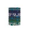 15pz Elastici per Capelli Alta Elasticità Stile Erling Haaland, Nuovi Colori Estivi Coordinati Accessori per Capelli Versatili Premium Porta Coda