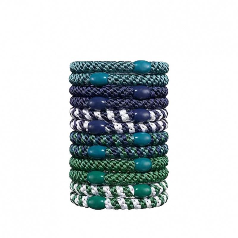 15pz Elastici per Capelli Alta Elasticità Stile Erling Haaland, Nuovi Colori Estivi Coordinati Accessori per Capelli Versatili Premium Porta Coda