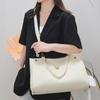 New Cartoon Bear Canvas Mother Bag Large Capacity Multifunctional Shoulder Crossbody Bag White Diaper Bag Women