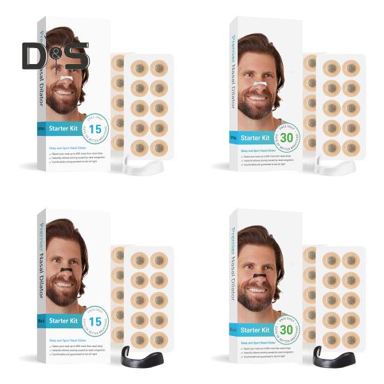 1 Set Intake Breathing Magnetic Nasal Strip Better Breathing Anti Snoring Nasal Magnet Men Women Sleeping Improvement Nasal Breathing Dilator Nose