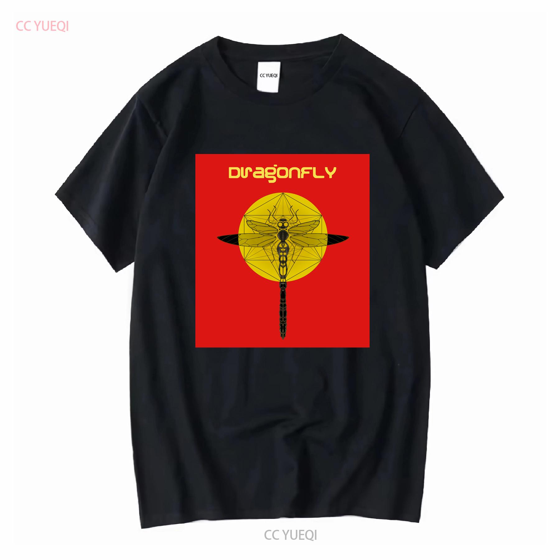 

Psychedelic Trance Music Dragonfly Records Mens Cotton T Shirt vintage Washed Stretched Stylish Slightly Comfortable Versatile 4XL