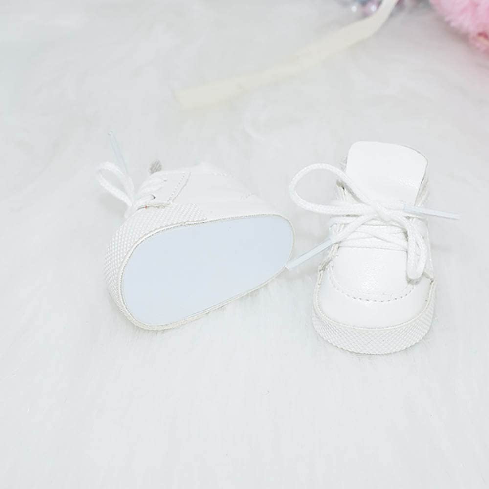 niannyyhouse 20cm Cotton Doll Shoes, Sports Shoes, Leather Shoes, Shoe Length 5.5cm, for Stuffed Animals