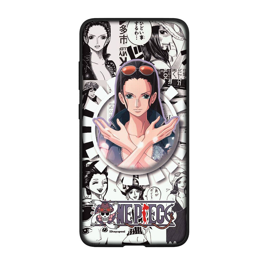 For Samsung Galaxy S25 S24 S23 iPhone 17 16 15 Xiaomi Redmi Note 14 13 12 Plus Pro Max XR A37 Phone Case Lovely Nico Robin One Piece Luffy OPPO Huawei