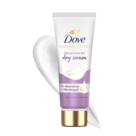 Dove Dry Serum Niacinamid und Omega 6 | Dove Radiant + Care Deodorant Dry Serum | 40ml