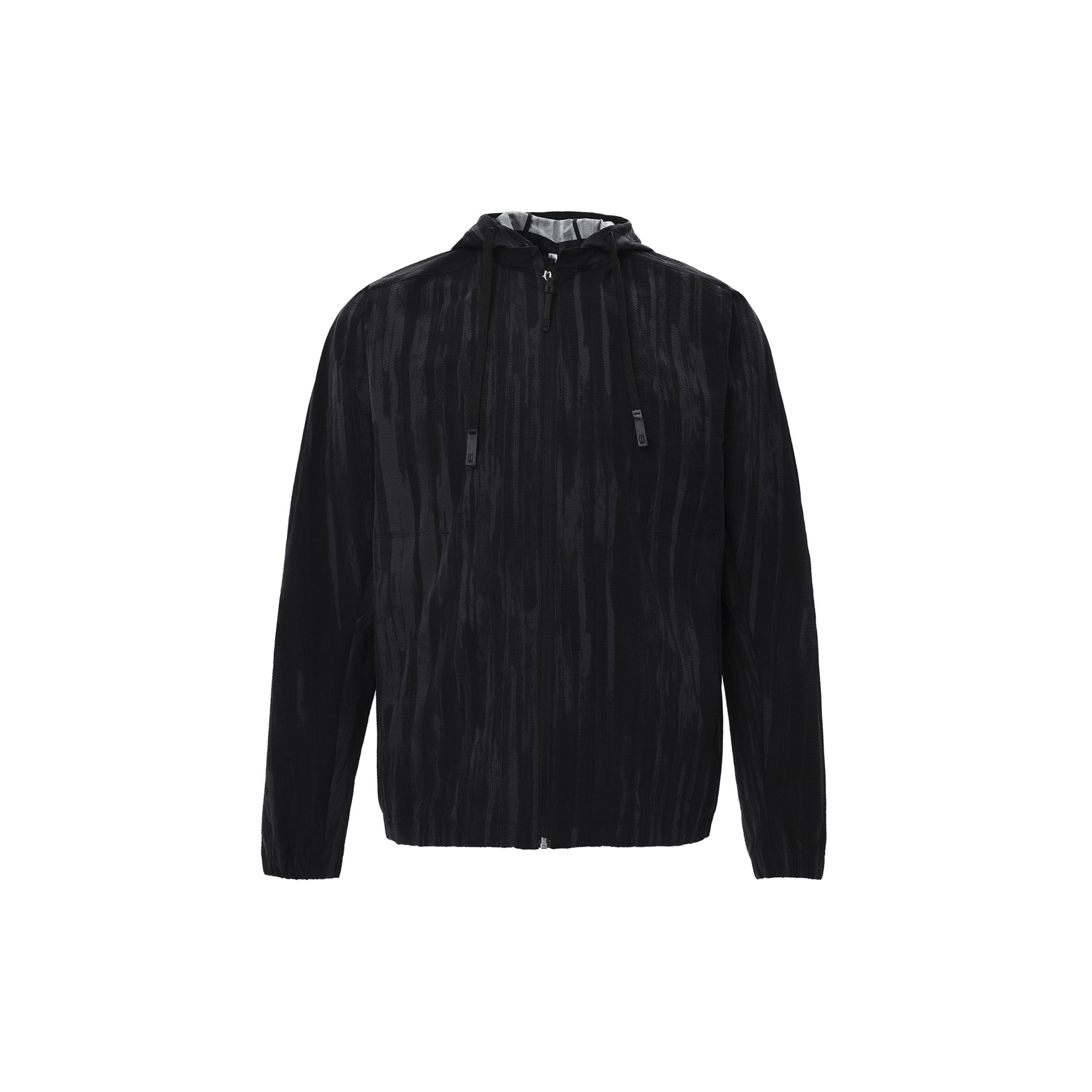 adidas Wuji Seersucker Woven Jacket Asia Sizing  Black  Men s IW1512 XL