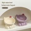 Ceramic Cat Food Bowl - Cute Pet Feeding Dish