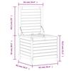 Garden Stool 62 x 63.5 x 53.5 cm Pressure Treated Pine Wood