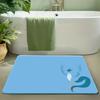 Pokemon Pikachu Piplup Summer Pool Party Print Non-slip Doormat Soft Floor Mat for Home Decor