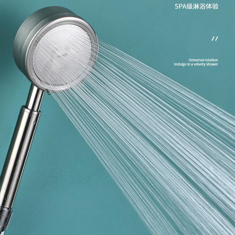 Doładowana głowica prysznicowa 304 ze stali nierdzewnej mała talia wylot wody ręczny prysznic duża woda wokół domu akcesoria łazienkowe