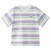 MQD Boys' Antibacterial Striped Casual Short Sleeve T-Shirt