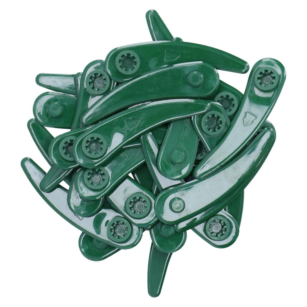 25pcs Replacement Grass Trimmer Blades Cutting Blades Fit for Bosch Lawn Mower (Green Black)