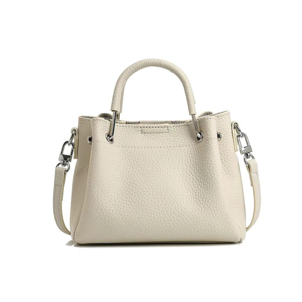Minimalistische Leder-Schultertasche für Damen, Vielseitige Französische Weichleder-Crossbody-Handtasche