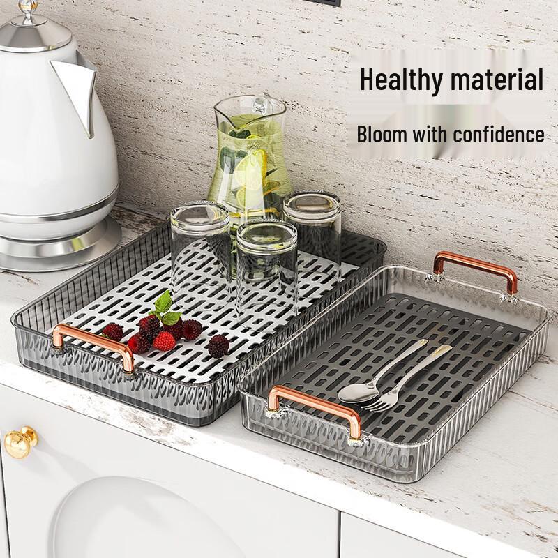 CAIZHI Double-Layer Drainage Tea Tray