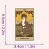 54 Trendy Tarot Cat Stickers - Creative, Waterproof, Decorative for Laptops & Suitcases