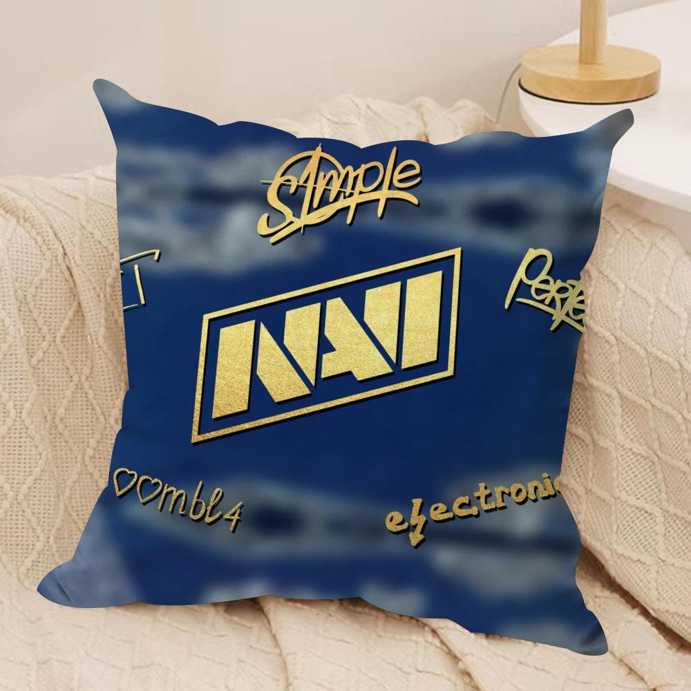 Team NNavi cool Cushion Cover Short plush Doublesided Print Square Throw Pillow Covers Sofa Home Cushion Decor