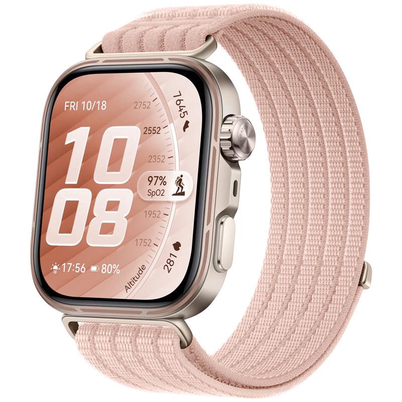 Pulseira de Laço Trançado de Nylon Para Huawei Watch Fit 5/Fit5 Pro Esportiva Confortável Respirável Pulseira de Pulso Para HUAWEI Fit 4Pro 4 3 Pulseira de Tecido